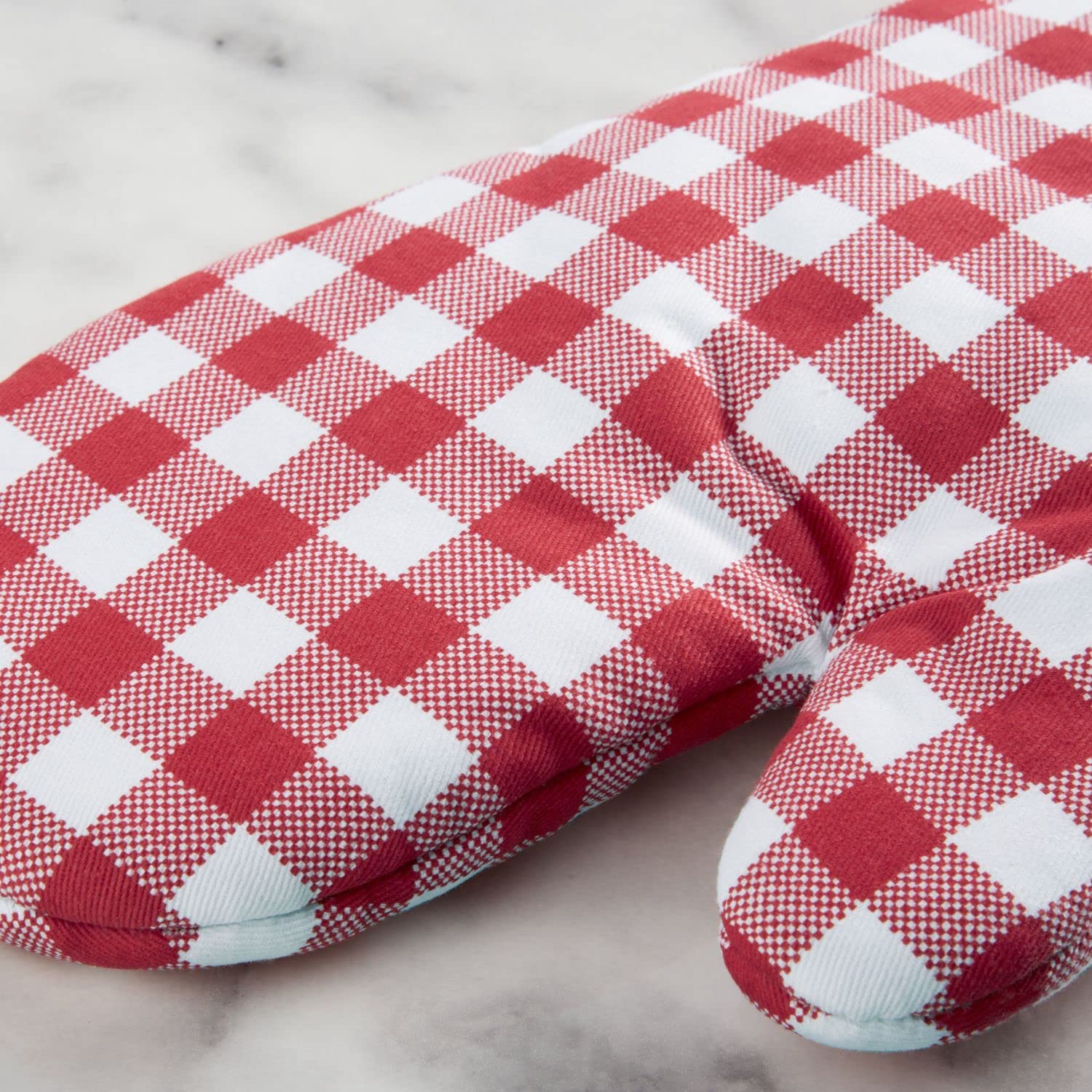 kitchenaid-gingham-oven-mitt-2-pack-passion-red-7-x13 image 4