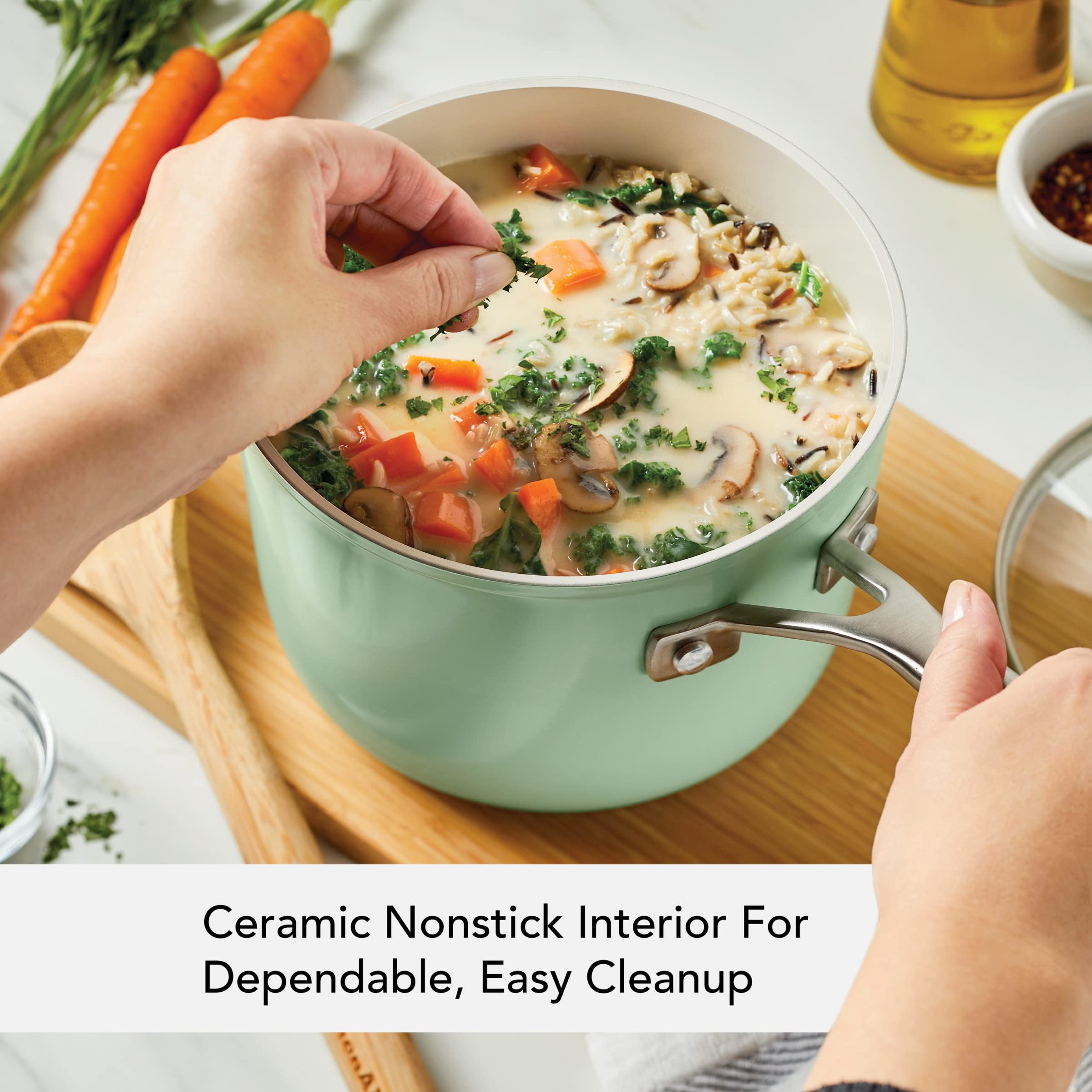 kitchenaid-hard-anodized-ceramic-nonstick-cookware-sauce-pan-with-lid-3-quart-pi image 5