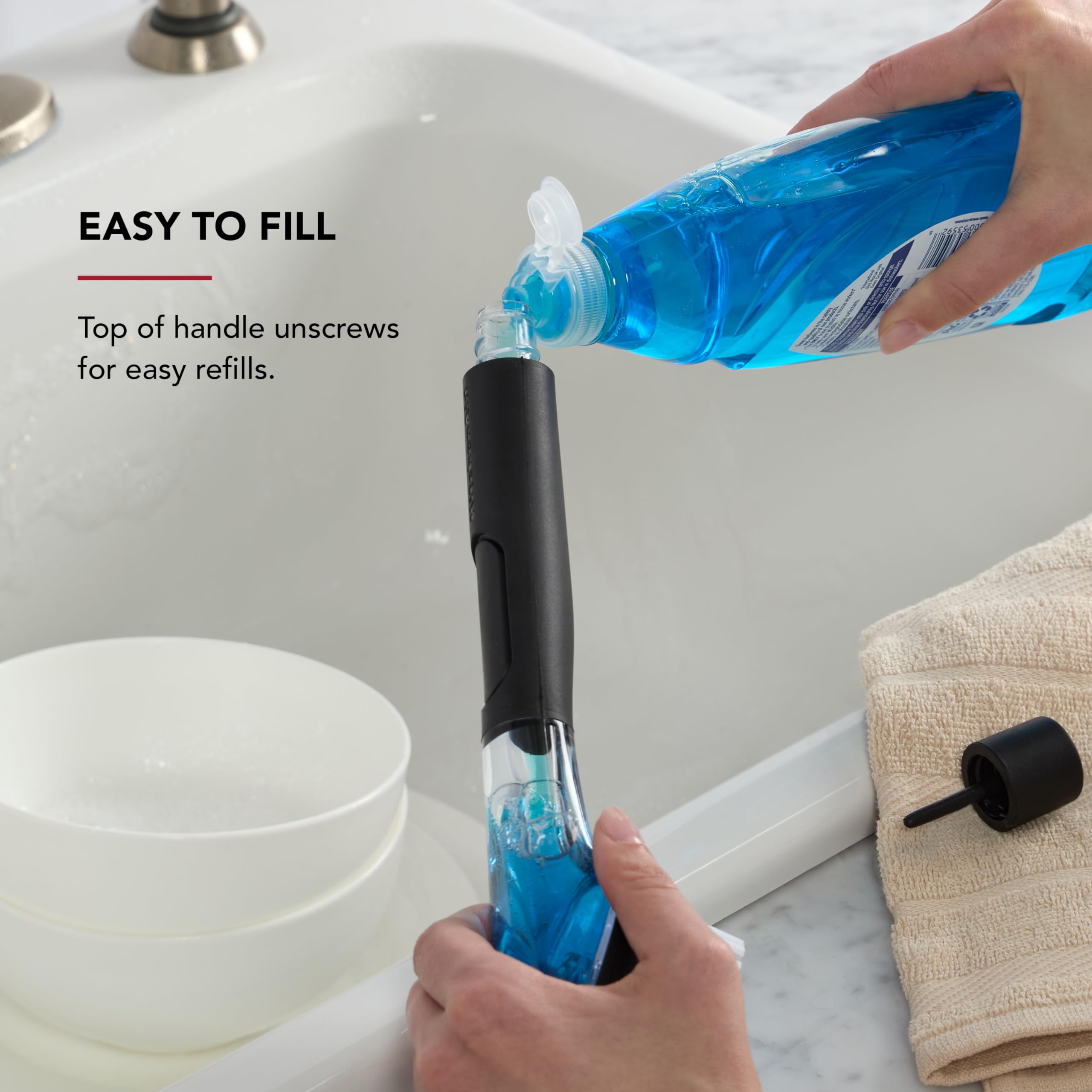kitchenaid-soap-dispensing-sink-brush-with-nylon-bristles-black image 6