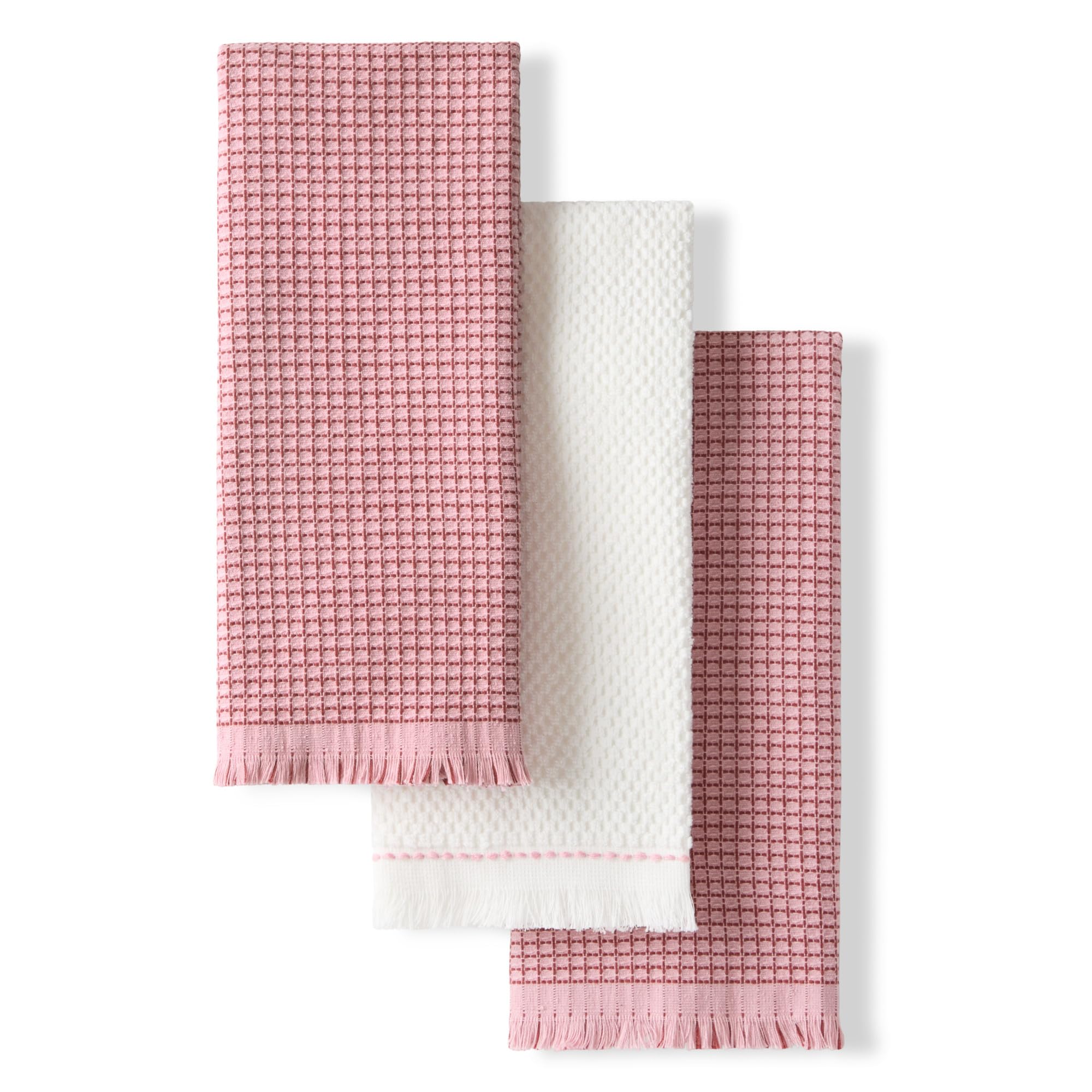 kitchenaid-gourmet-series-gridlines-kitchen-towels-3-pack-100-cotton-absorbent-d image 1