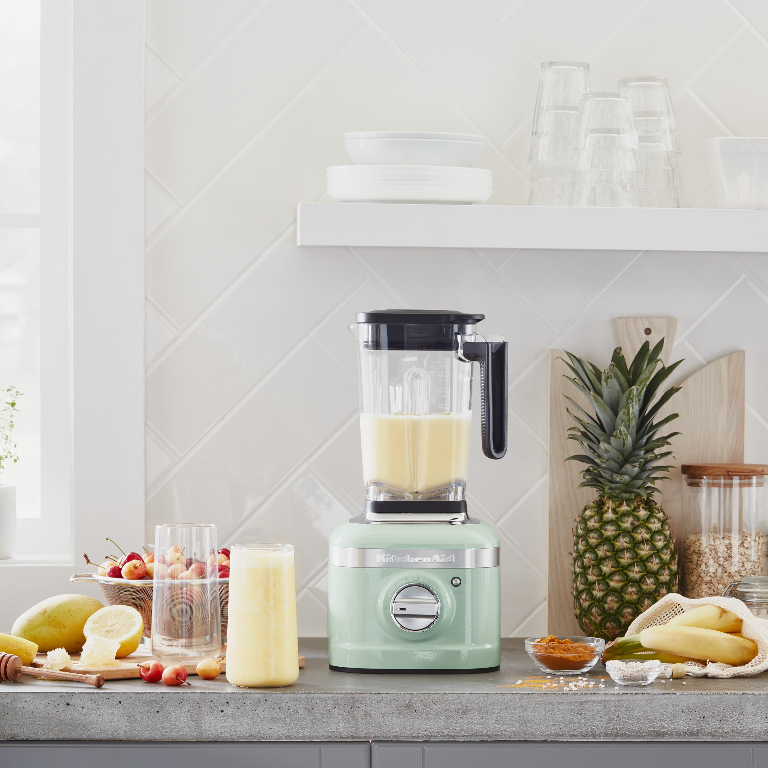kitchenaid-k400-variable-speed-blender-with-tamper-ksb4028-pistachio image 6