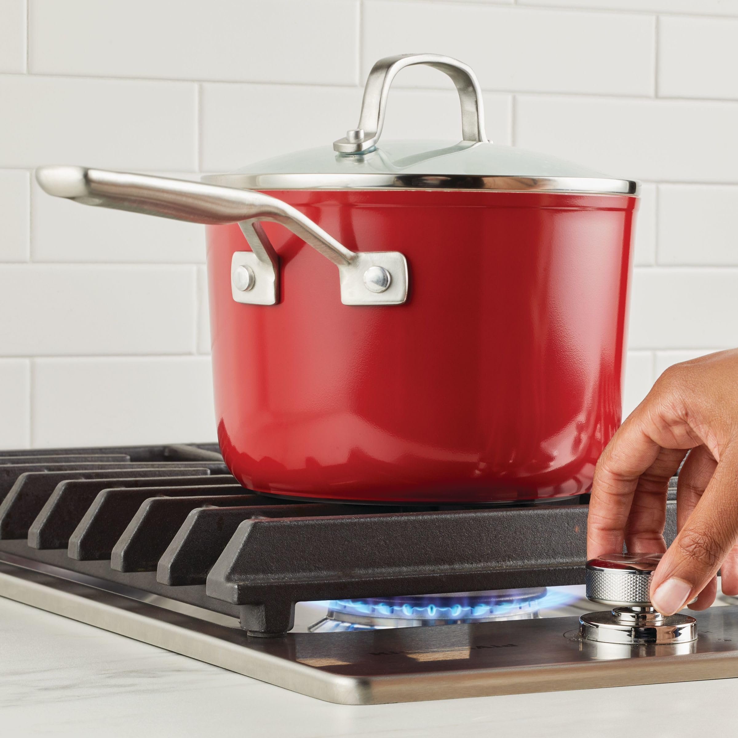 kitchenaid-hard-anodized-ceramic-nonstick-sauce-pan-with-lid-3-quart-empire-red image 8