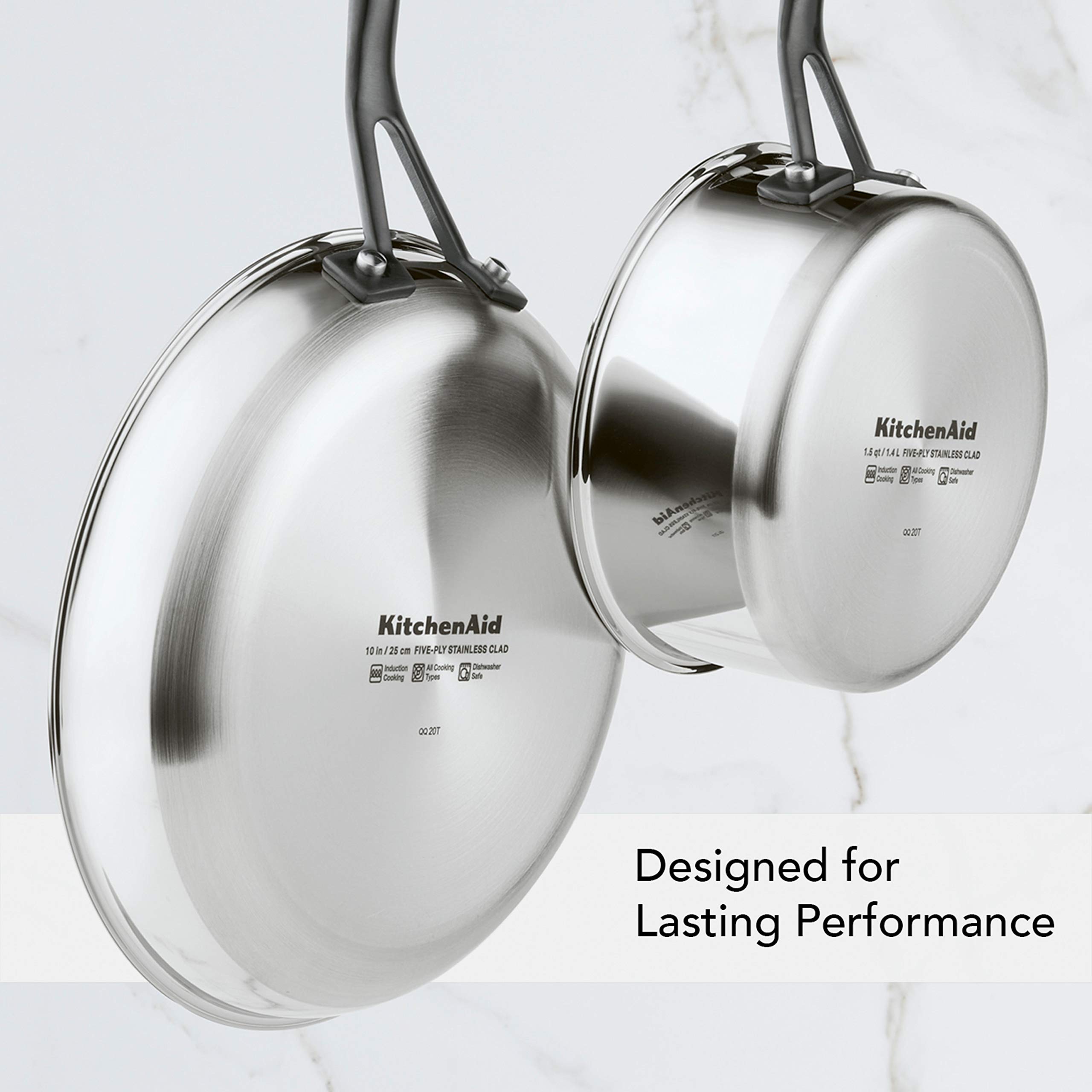 kitchenaid-10-piece-5-ply-clad-stainless-steel-cookware-set-with-induction-compa image 5