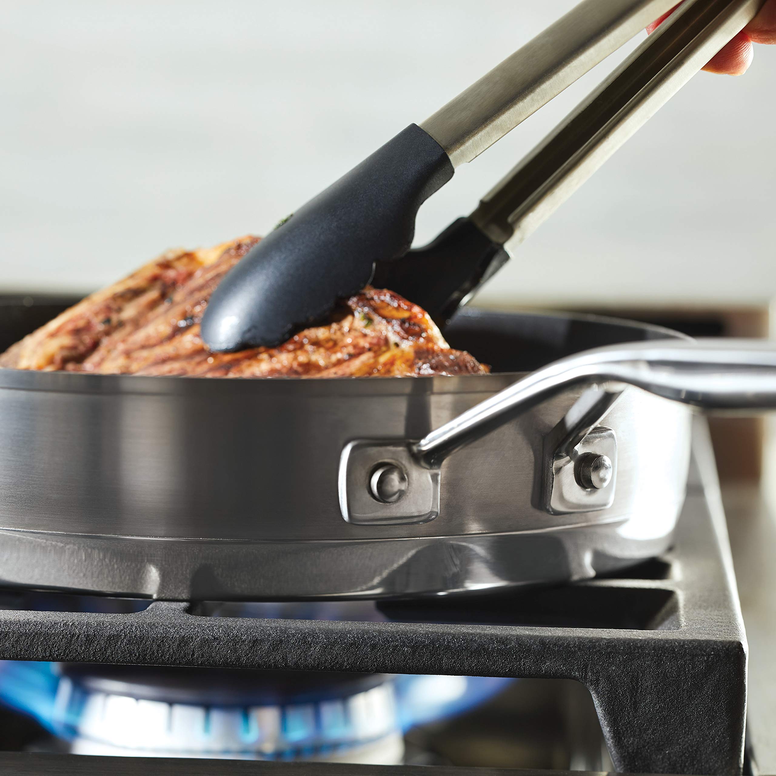 kitchenaid-10-25-inch-3-ply-nonstick-grill-pan-brushed-stainless-steel image 8