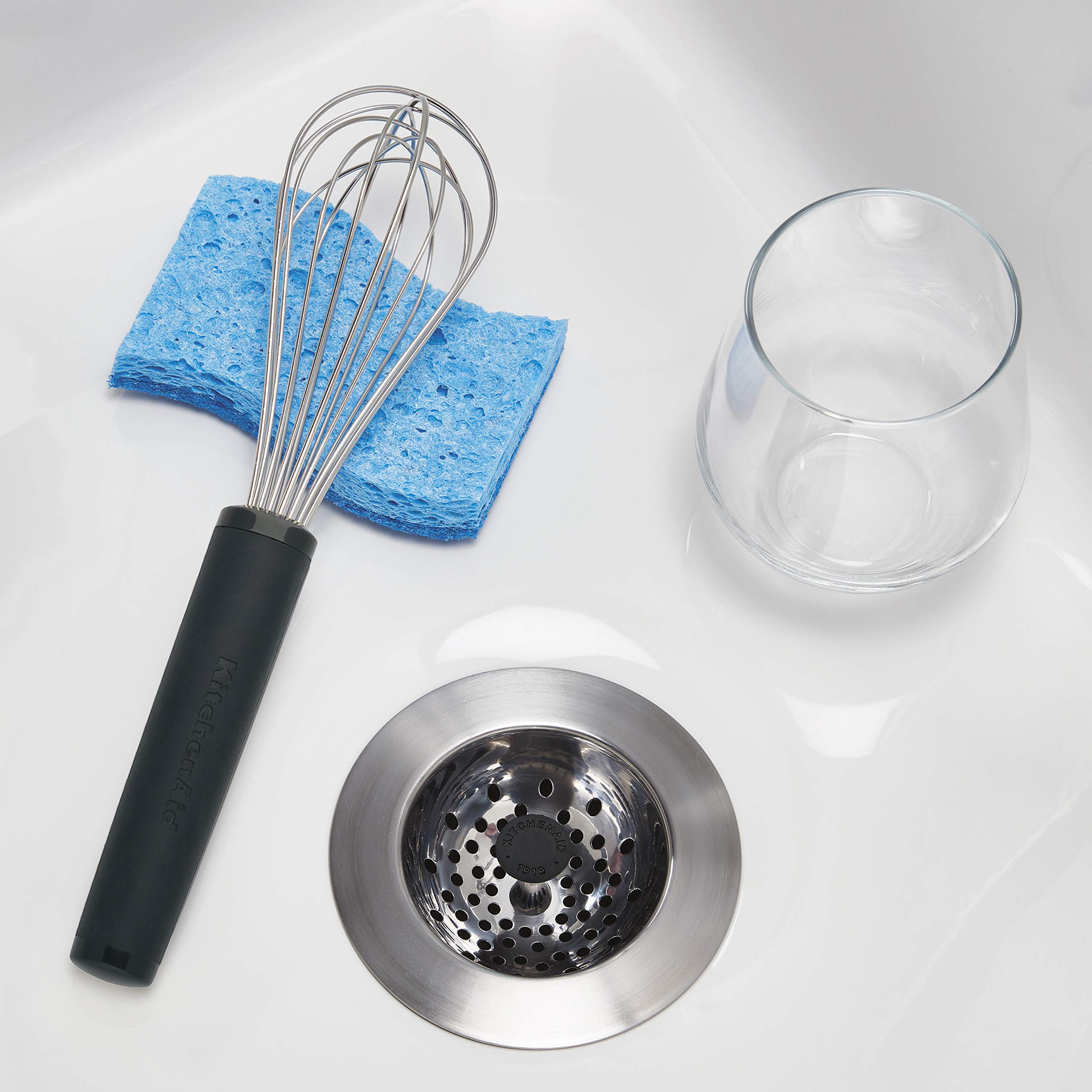 kitchenaid-stainless-steel-sink-strainer-black image 4