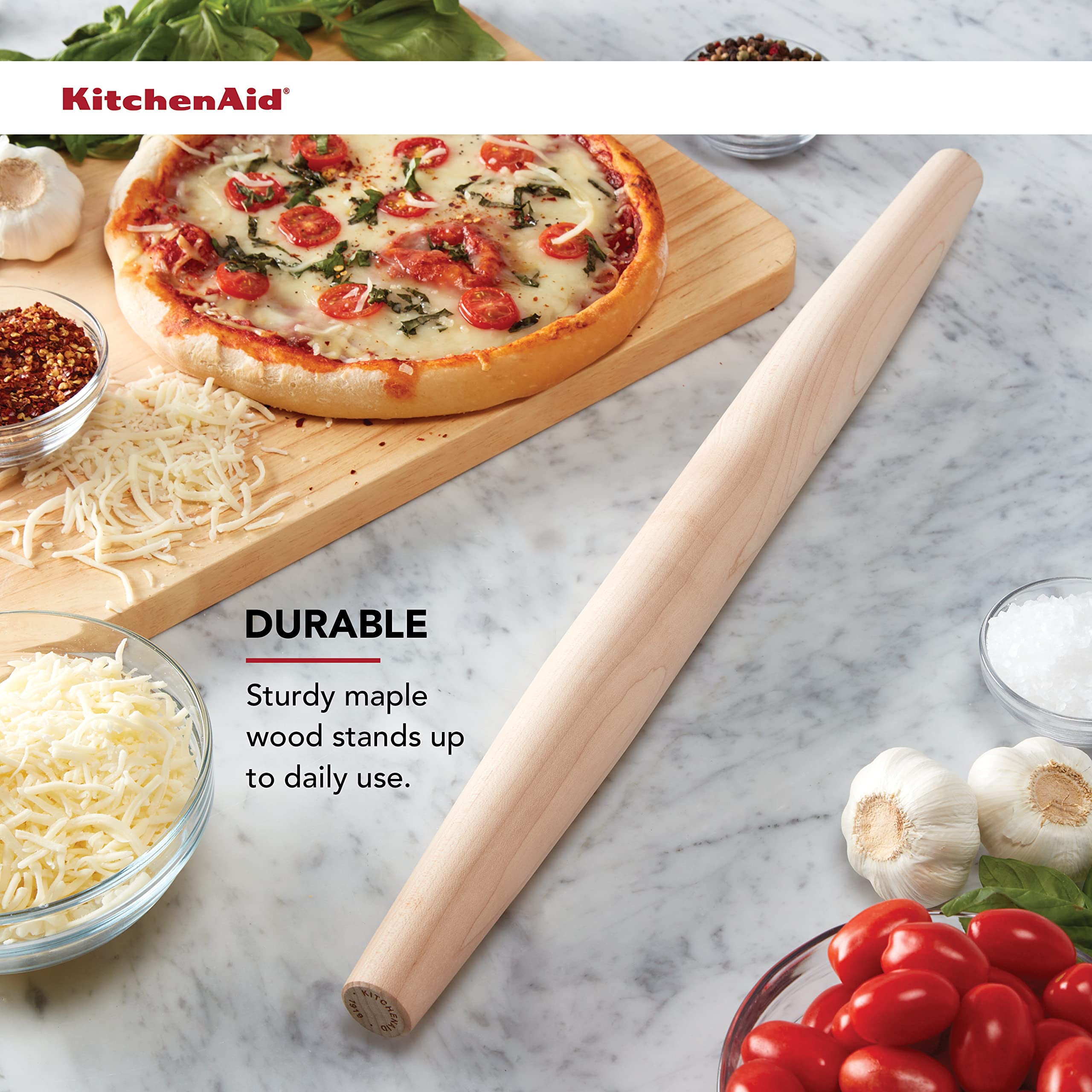 kitchenaid-maplewood-french-rolling-pin-22-inch-brown image 5