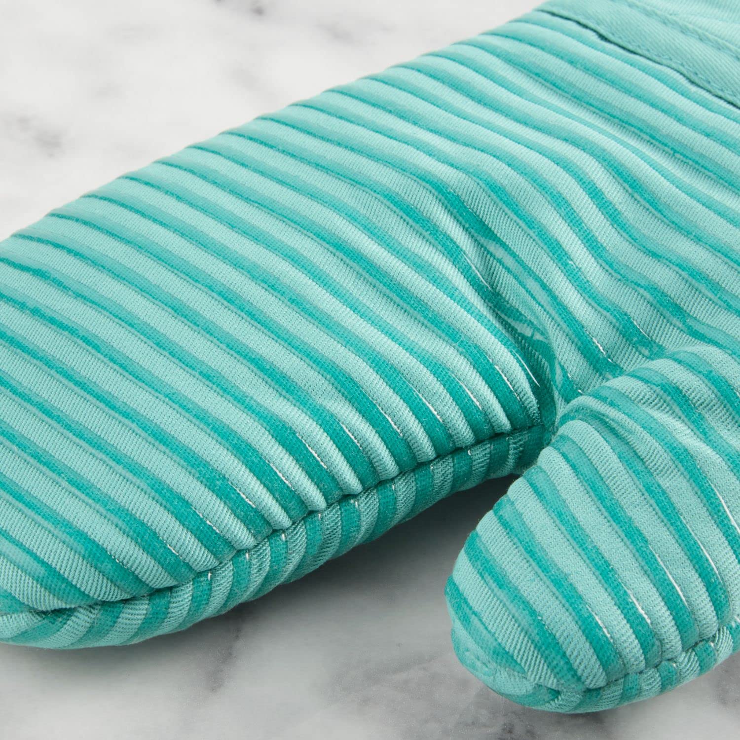 kitchenaid-quilted-cotton-terry-cloth-4-piece-kitchen-set-aqua-sky image 4
