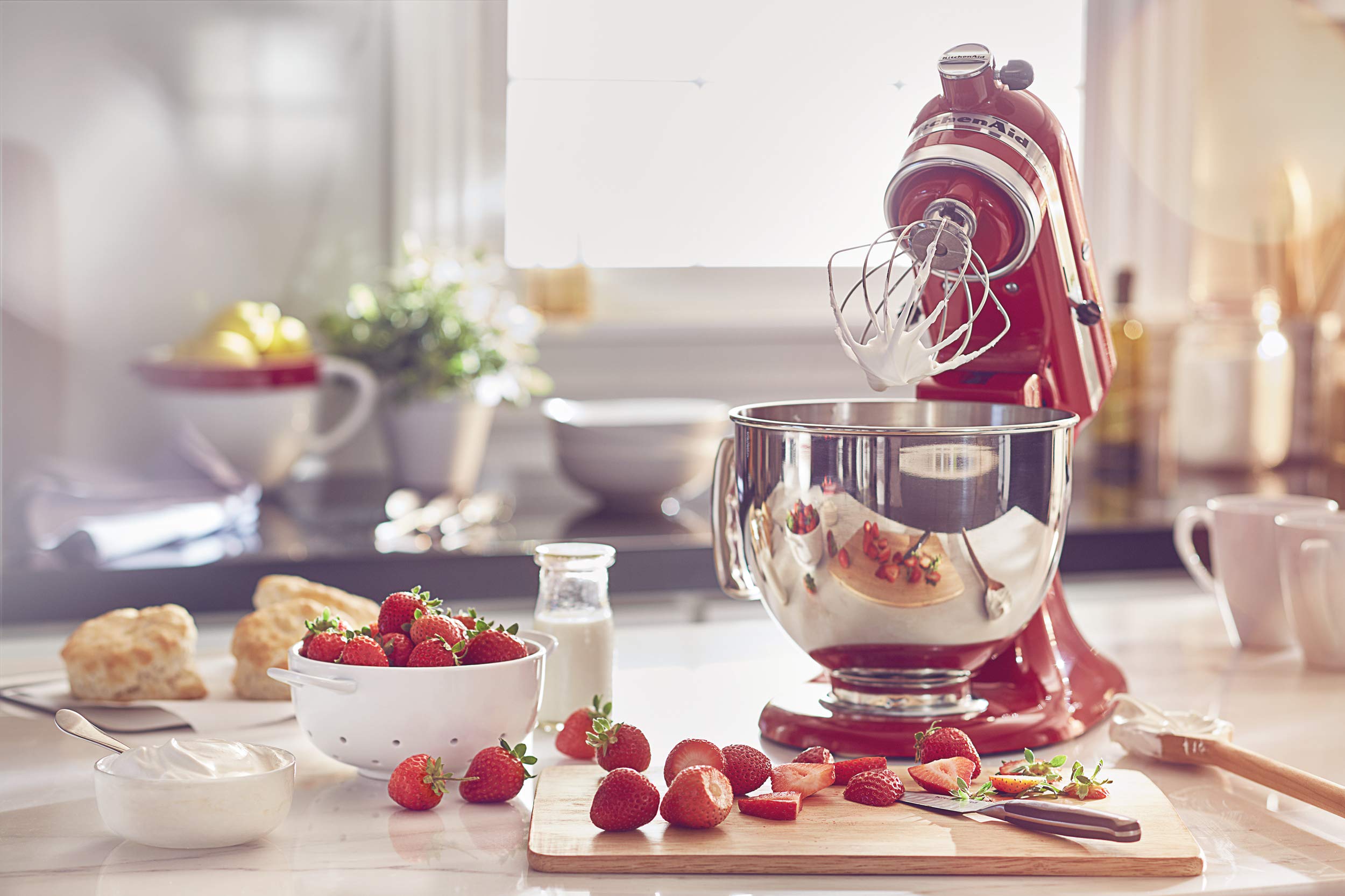 kitchenaid-artisan-series-5-quart-tilt-head-stand-mixer-with-flex-edge-beater-ks image 5