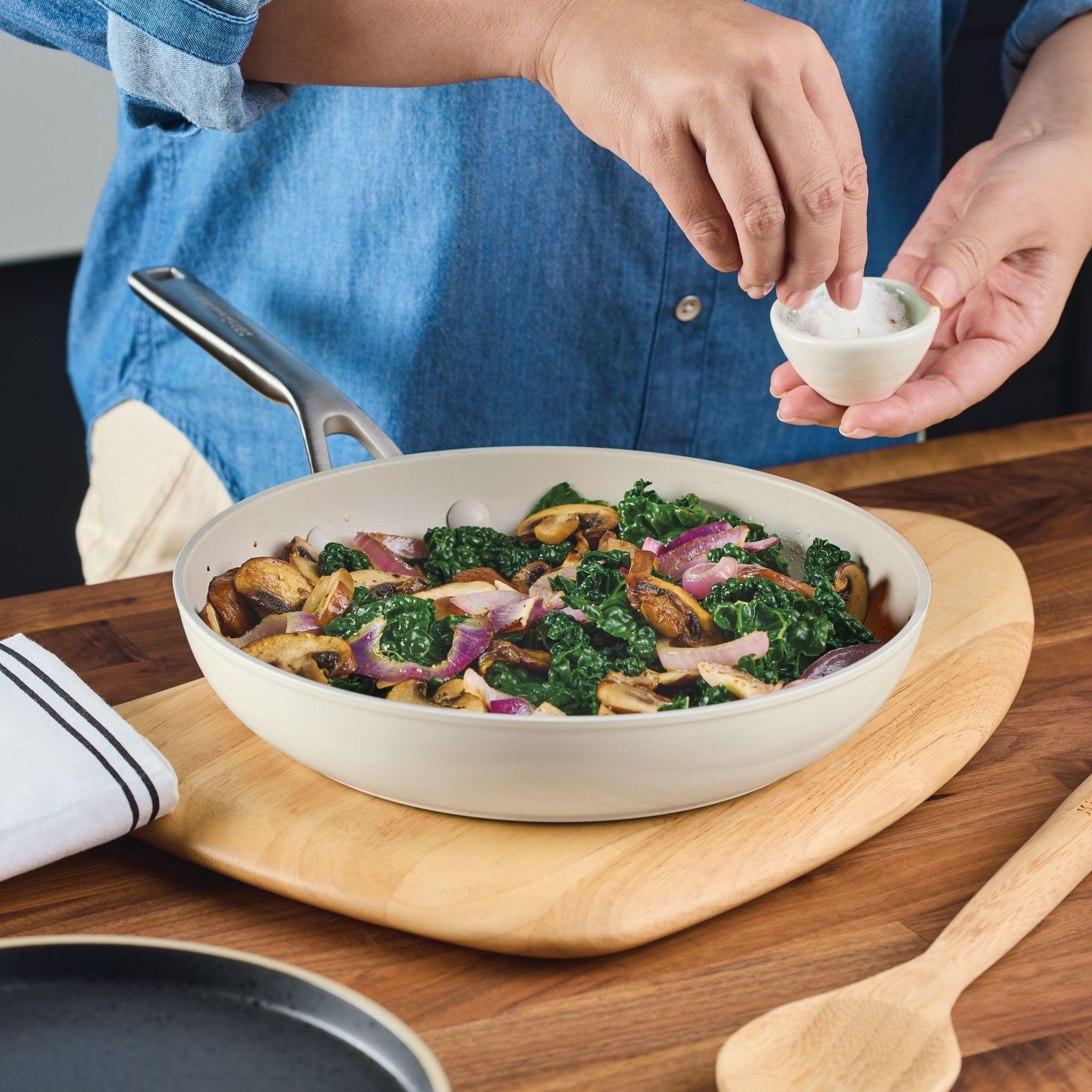 kitchenaid-hard-anodized-ceramic-nonstick-frying-pan-skillet-10-inch-porcelain-w image 8