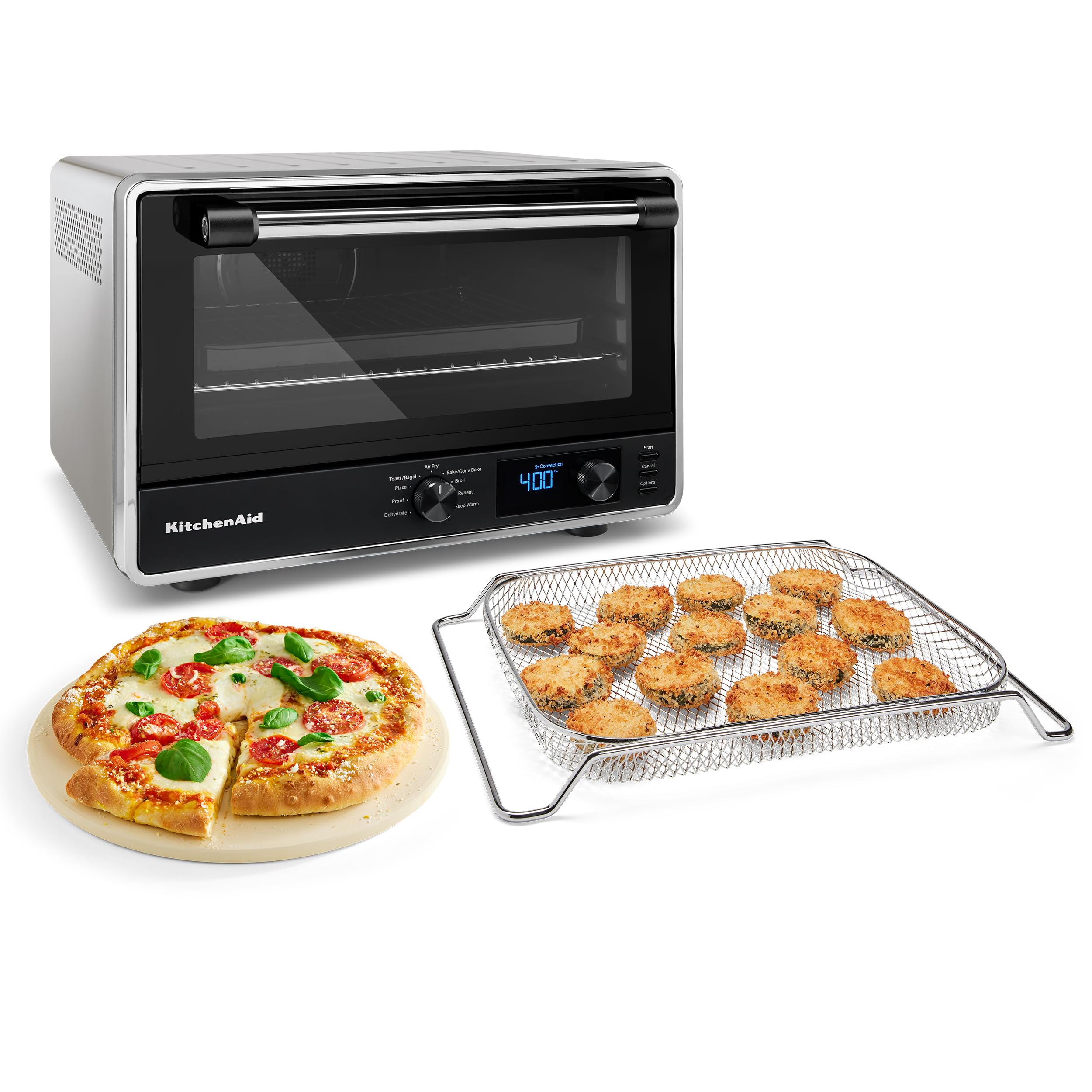 kitchenaid-kco128cu-digital-countertop-oven-with-air-fry-pizza-stone-contour-sil image 1