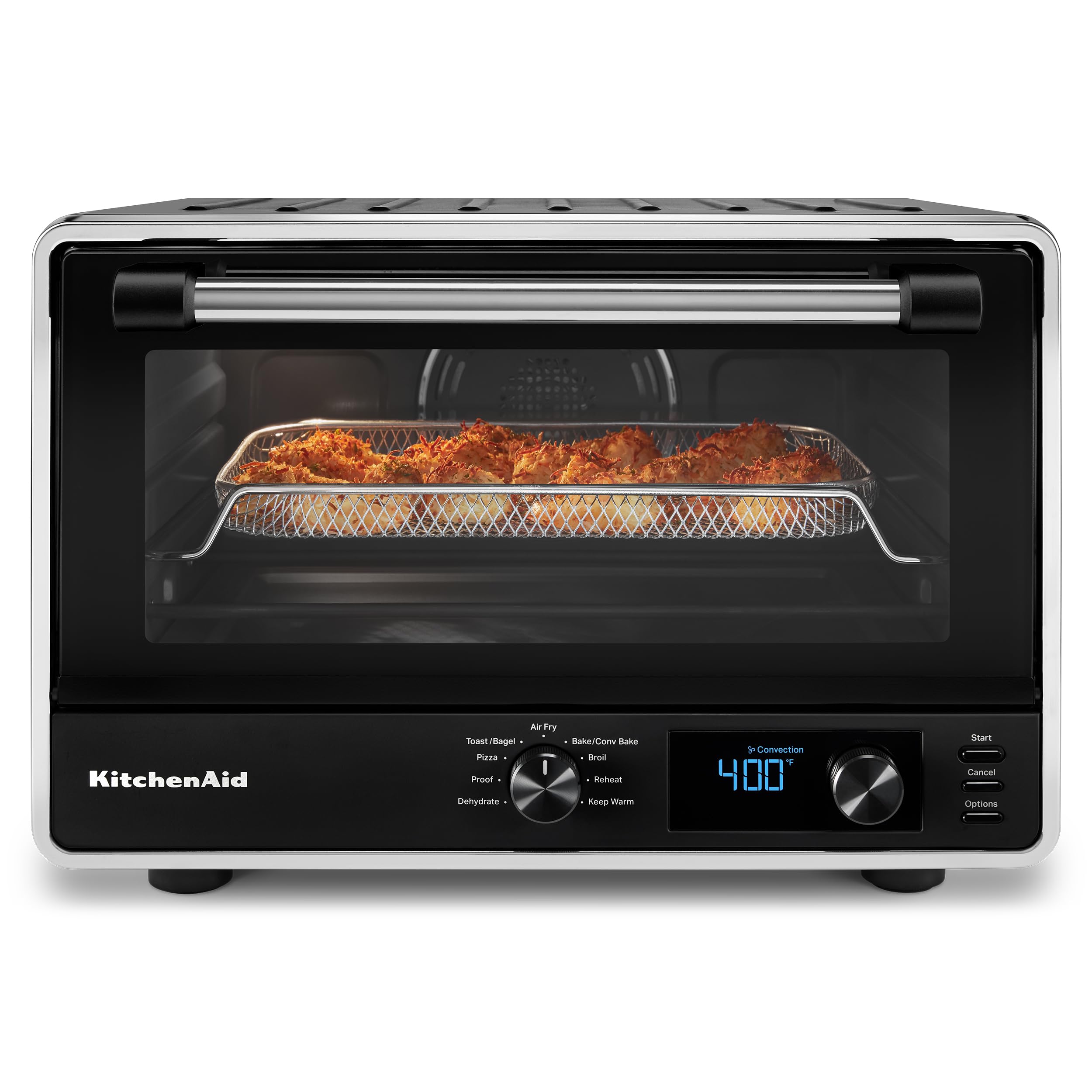 kitchenaid-digital-countertop-oven-with-air-fry-pizza-stone-kco128bm-black-matte image 3