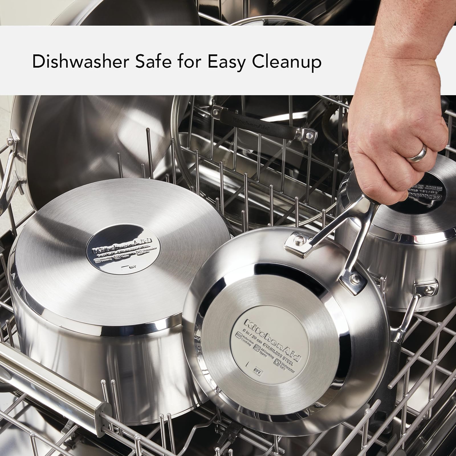 kitchenaid-stainless-steel-cookware-induction-pots-and-pans-set-10-piece-brushed image 7