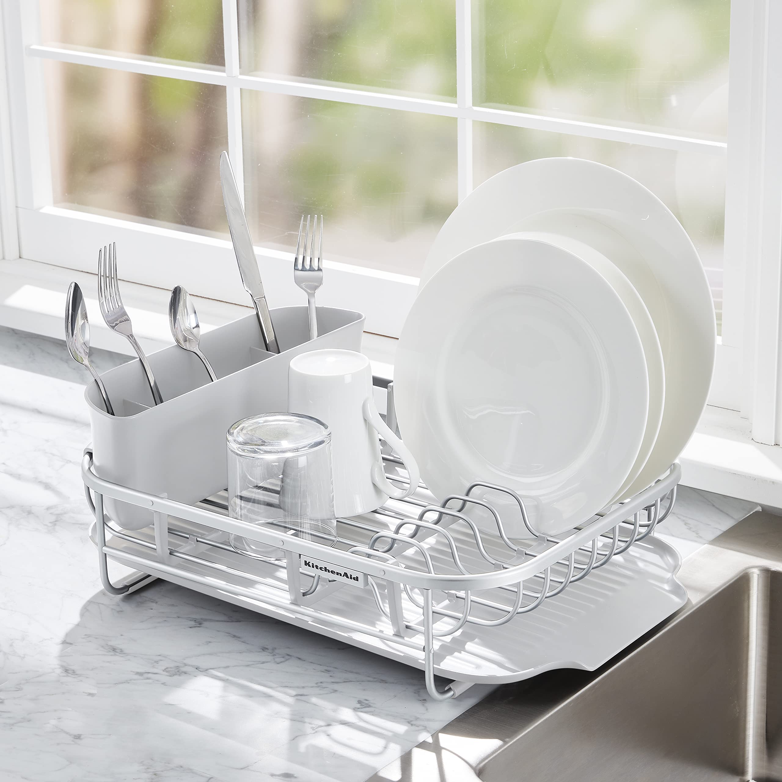 kitchenaid-aluminum-dish-rack-16-06-inch-white image 4