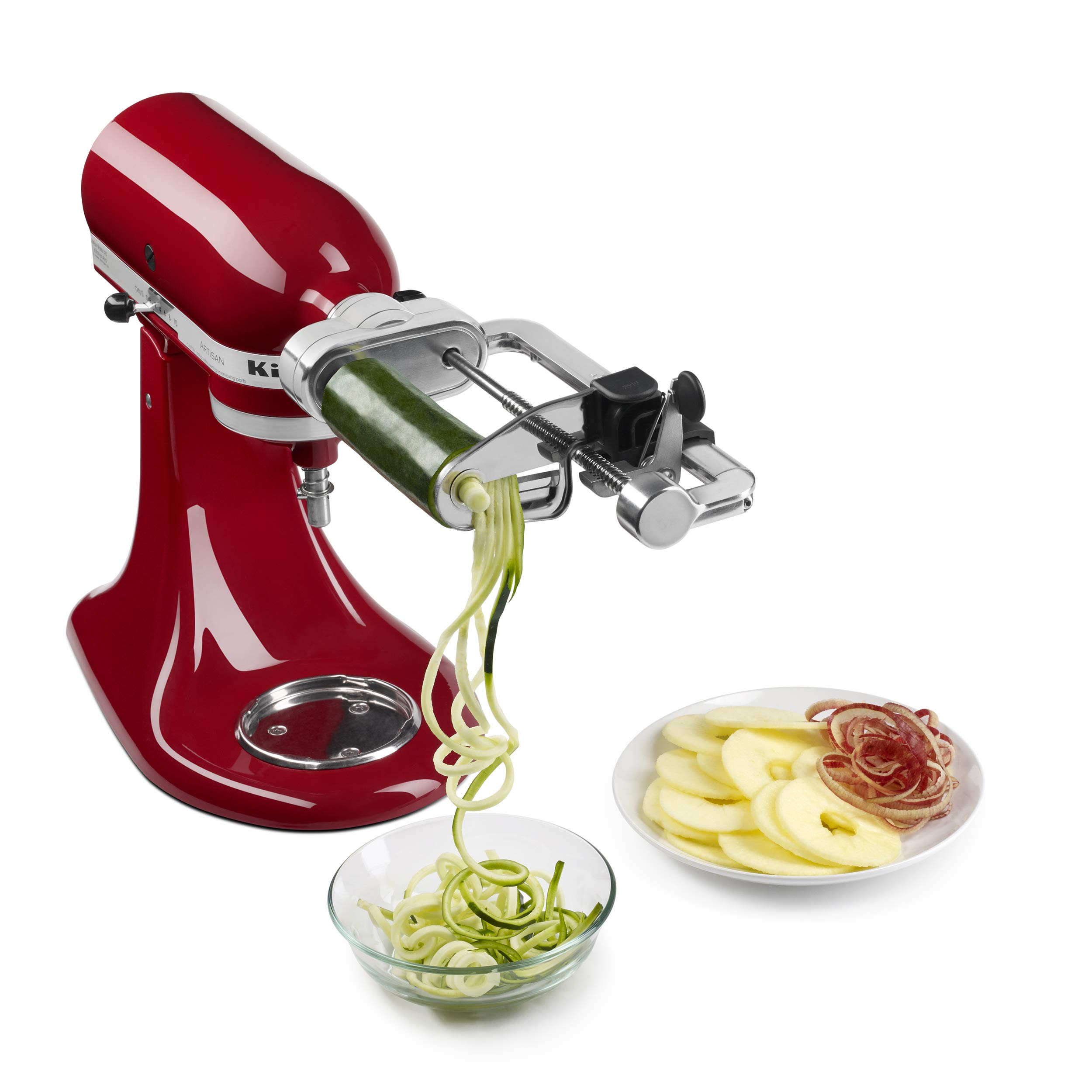 kitchenaid-ksm2apcq-spiralizer-plus-with-peel-core-and-slice-7-blades-fits-all-s image 3