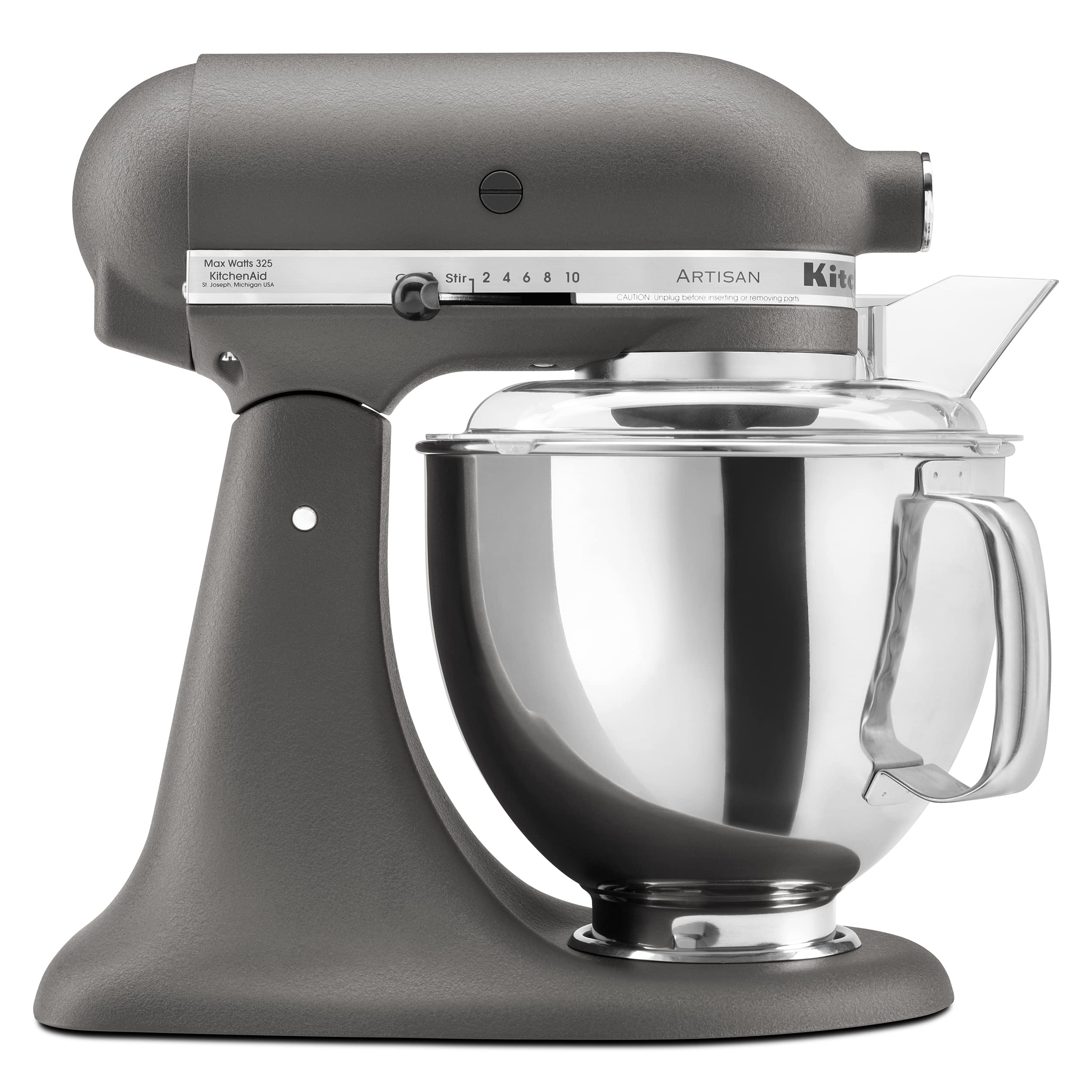 kitchenaid-artisan-series-5-quart-tilt-head-stand-mixer-ksm150ps-imperial-grey image 1