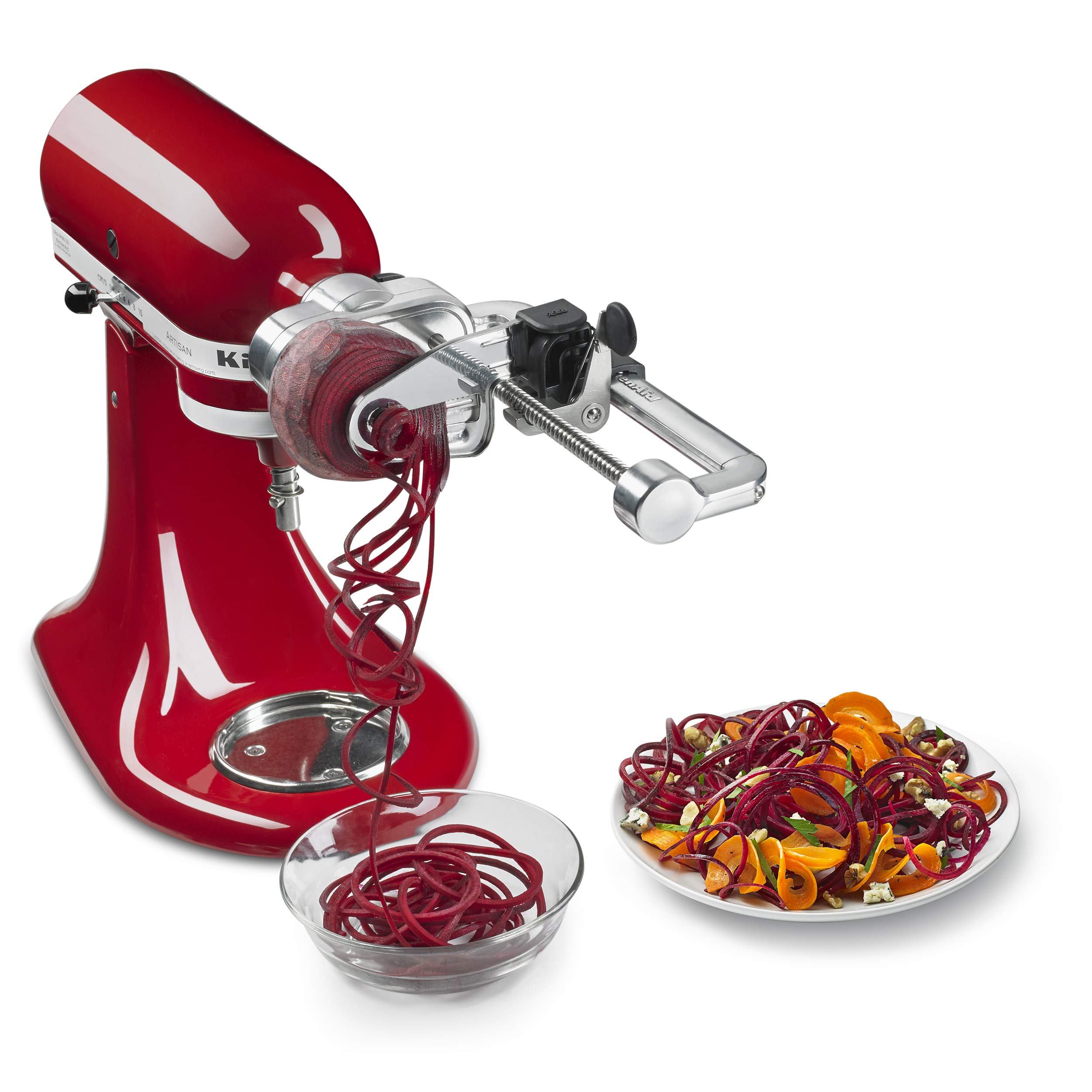 kitchenaid-ksm2apcq-spiralizer-plus-with-peel-core-and-slice-7-blades-fits-all-s image 2