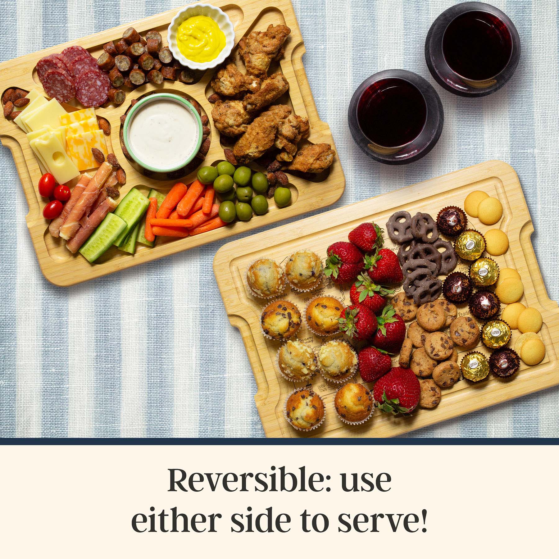 totally-bamboo-oregon-flip-serve-store-charcuterie-board-with-locking-lid image 5