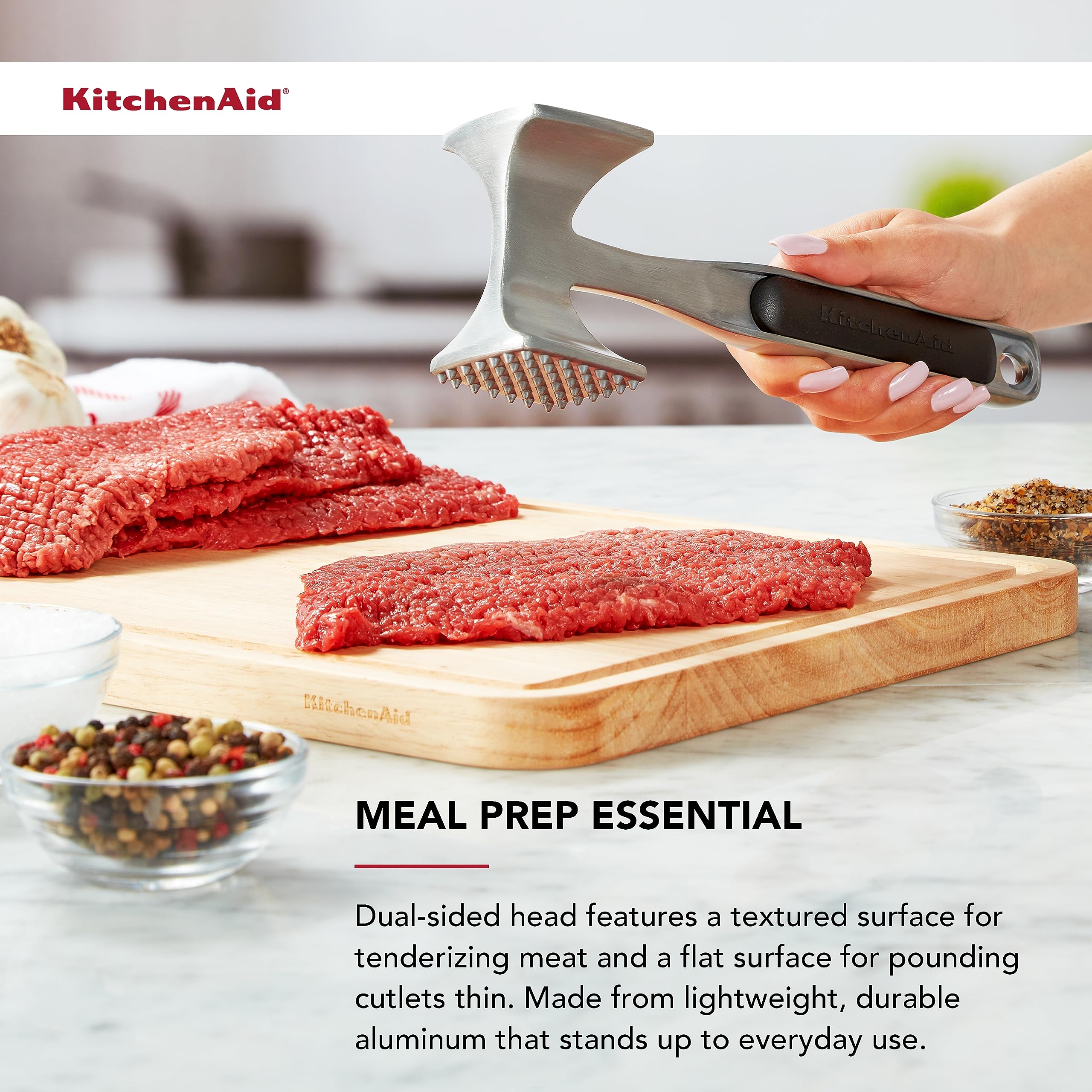 kitchenaid-gourmet-multi-sided-meat-tenderizer image 4