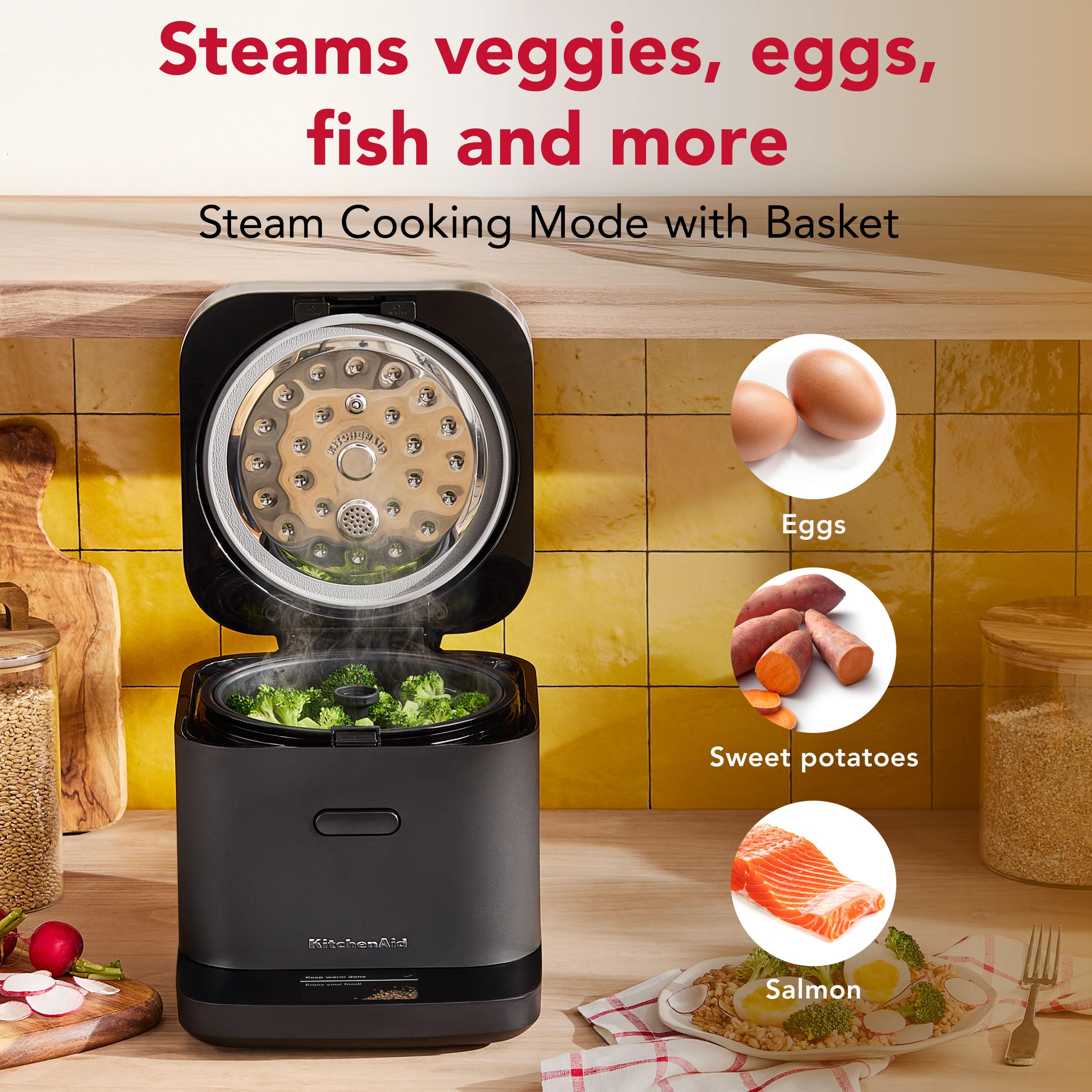 kitchenaid-compact-8-cup-grain-and-rice-cooker-with-automatic-sensing-and-integr image 5