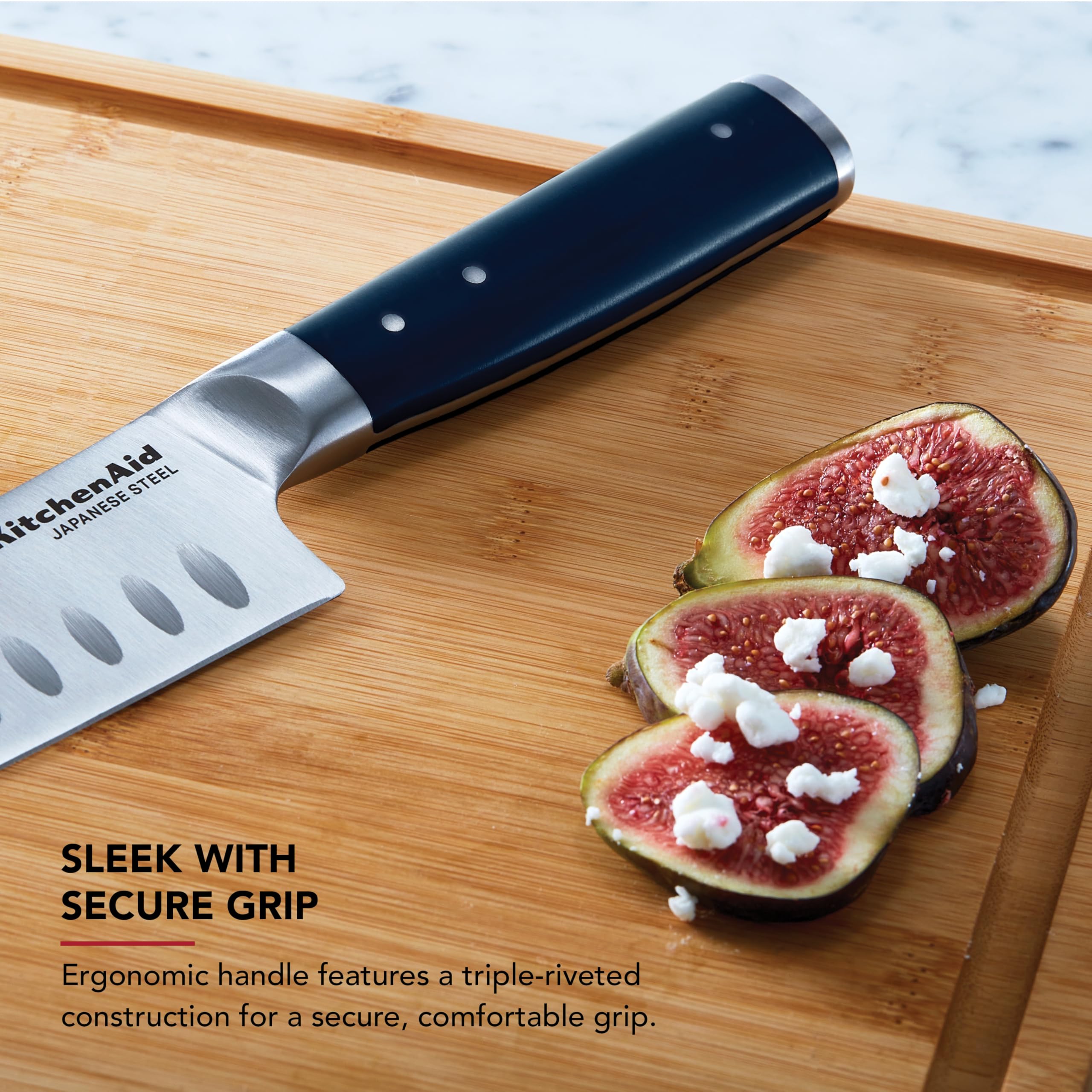 kitchenaid-gourmet-forged-santoku-knife-5-with-custom-fit-cover-high-carbon-japa image 3