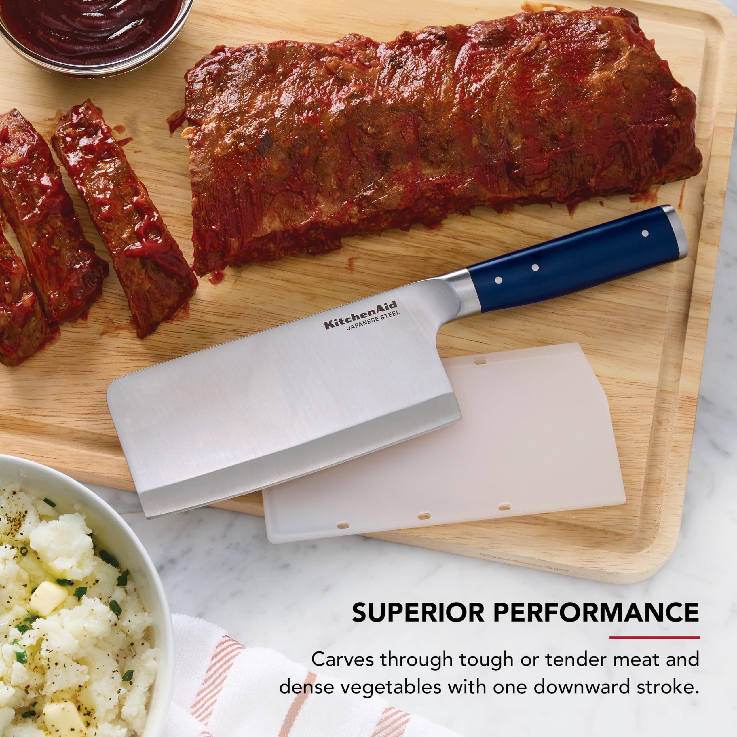 kitchenaid-6-inch-forged-cleaver-japanese-steel-eastern-style-ergonomic-handle-w image 3