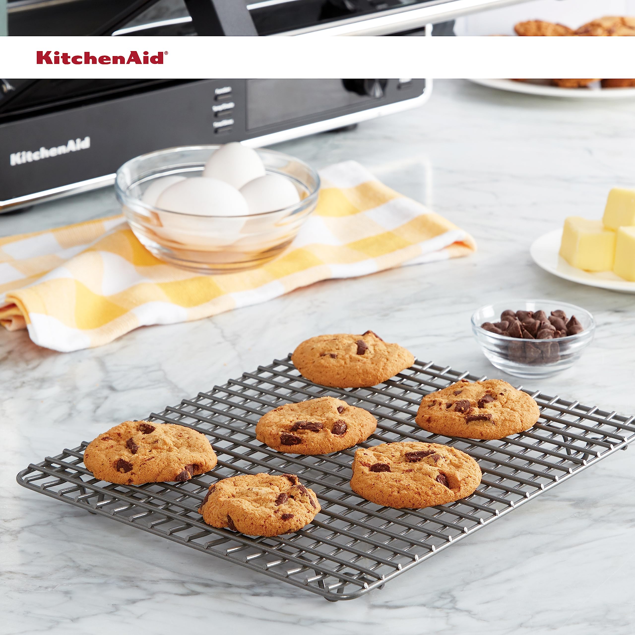 kitchenaid-countertop-oven-cooling-baking-rack-10-5-x-9-inch-nonstick-heavy-duty image 6