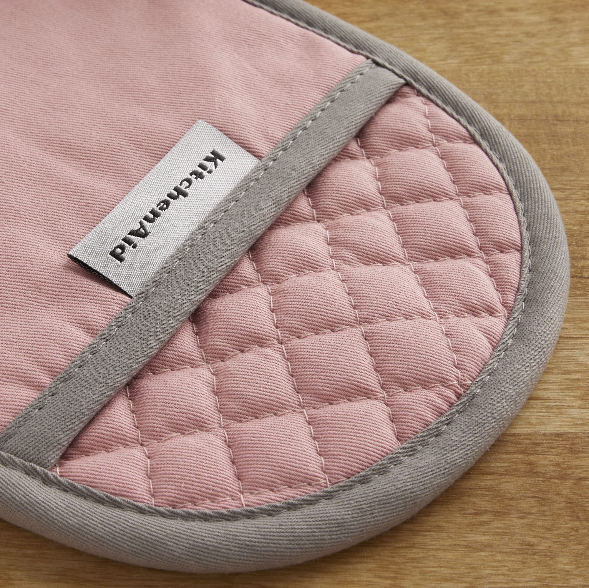 kitchenaid-asteroid-pot-holder-2-pack-dried-rose-heat-resistant-cotton-with-sili image 4