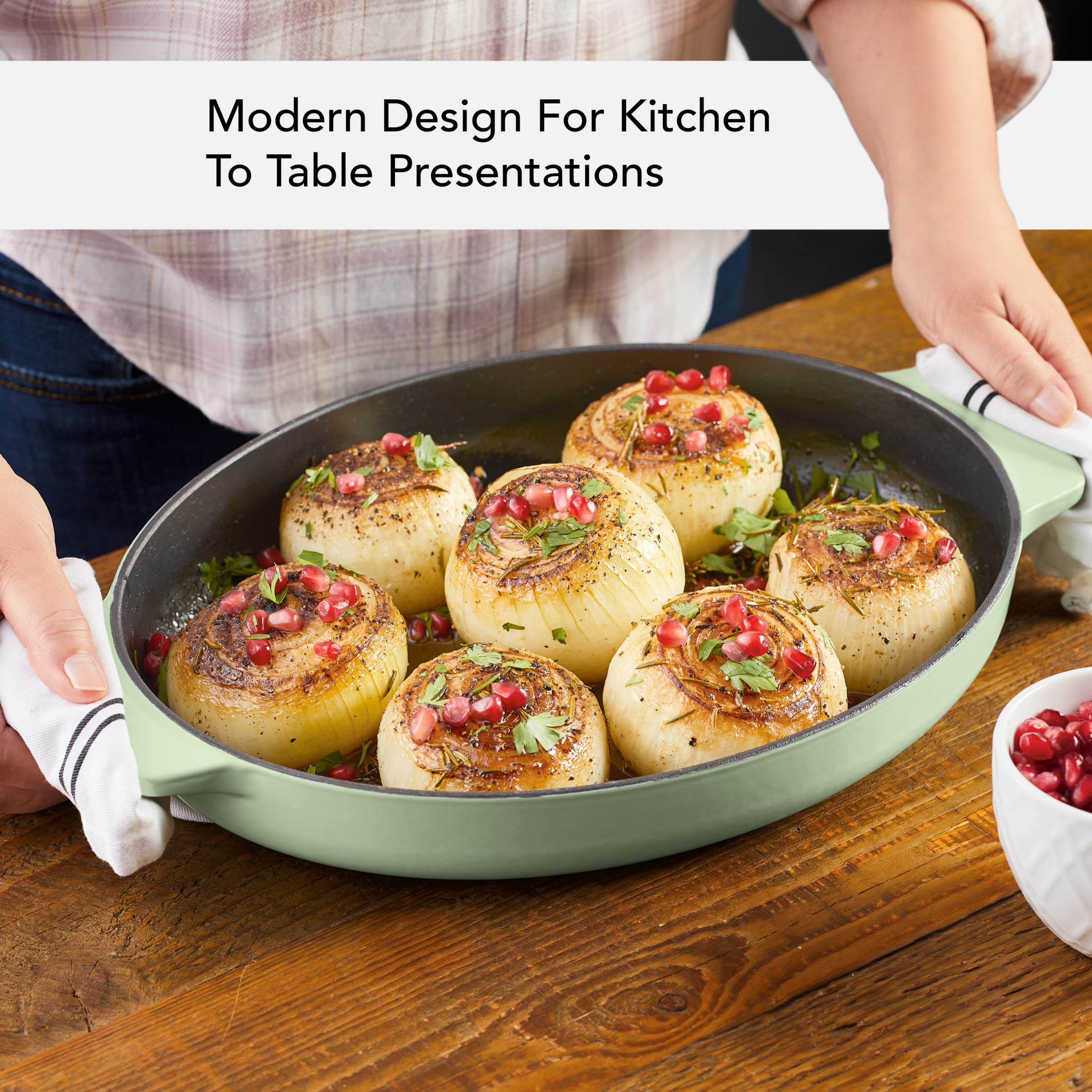kitchenaid-enameled-cast-iron-au-gratin-oval-roasting-pan-2-5-quart-pistachio image 6