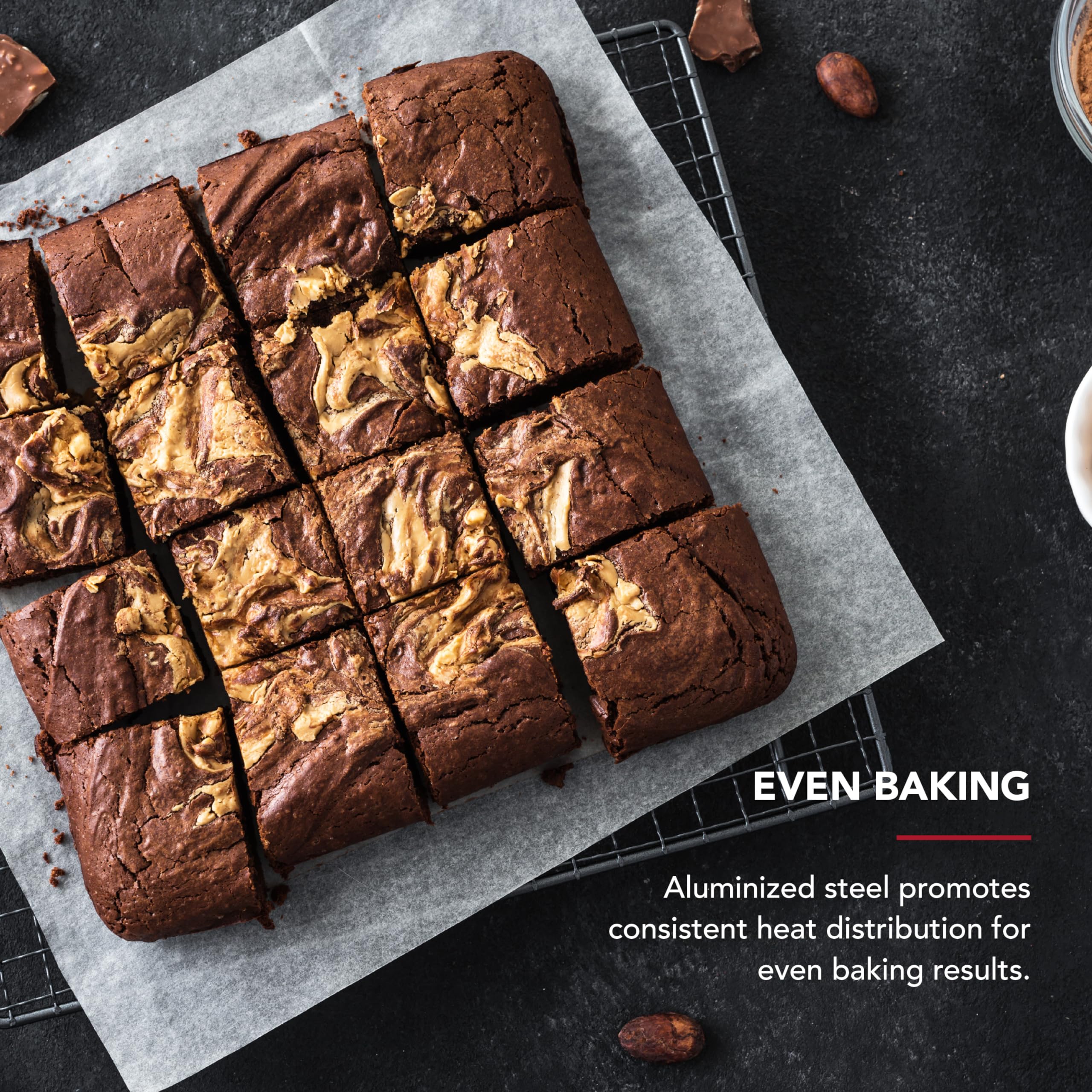kitchenaid-nonstick-aluminized-steel-square-cake-pan-9-inch-dishwasher-safe-cont image 6