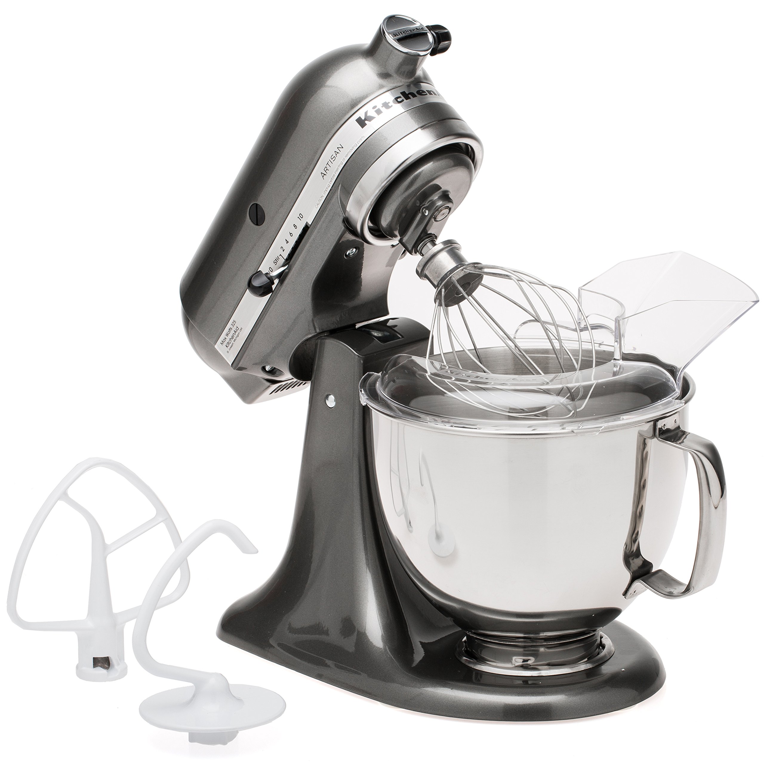 kitchenaid-artisan-series-5-quart-tilt-head-stand-mixer-with-pouring-shield-ksm1 image 7