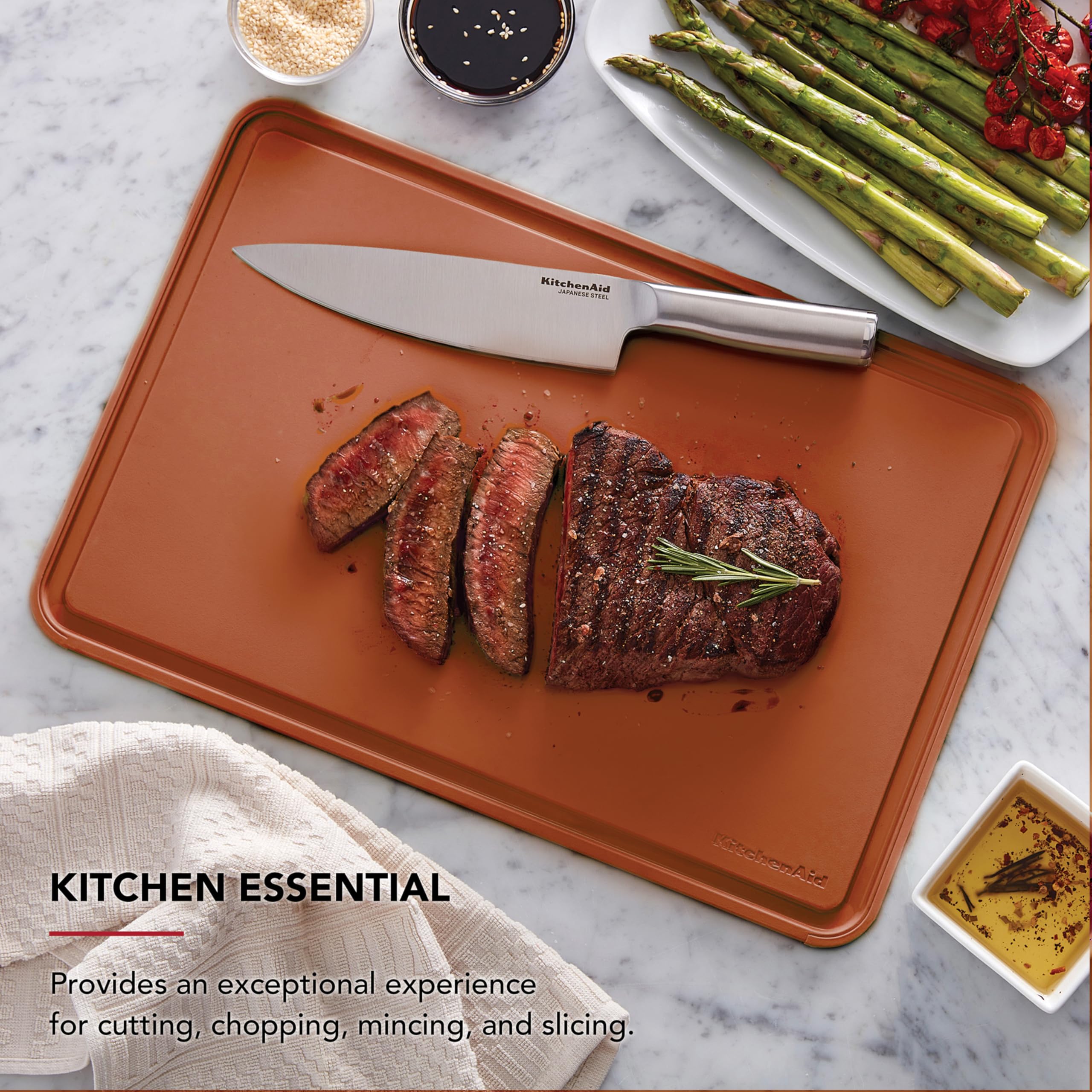 kitchenaid-classic-plastic-cutting-board-12x18-inch-scorched-orange image 2