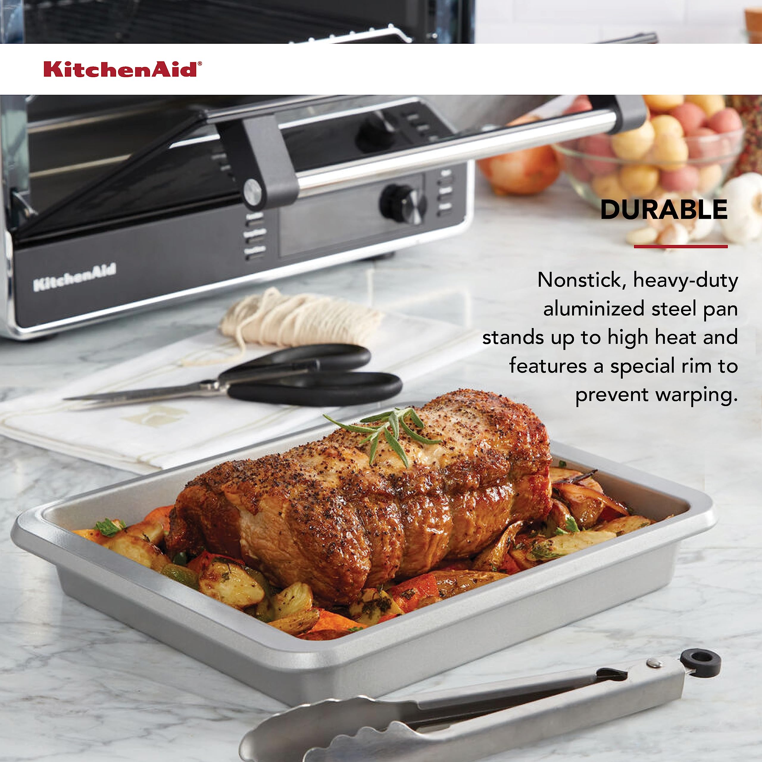 kitchenaid-countertop-oven-rectangular-baker-12-3-x-10-inch-nonstick-aluminized- image 5
