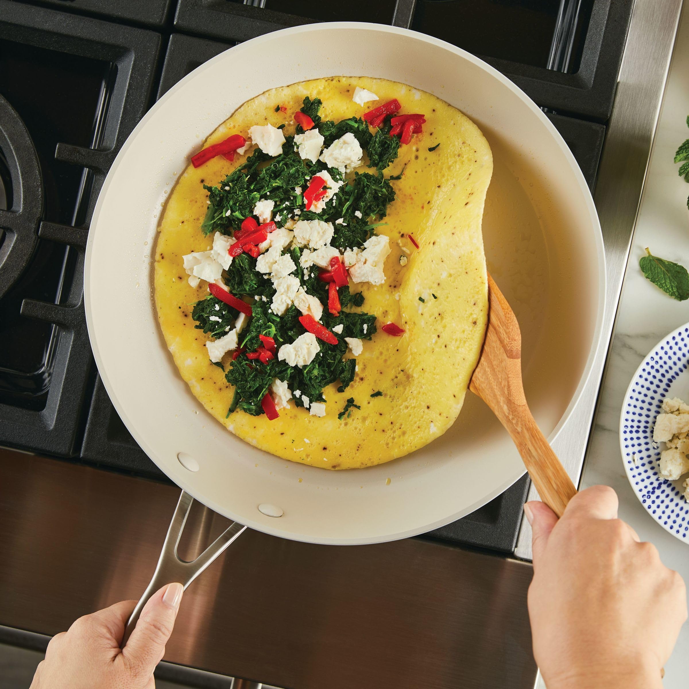 kitchenaid-hard-anodized-ceramic-nonstick-frying-pan-skillet-12-25-inch-porcelai image 8