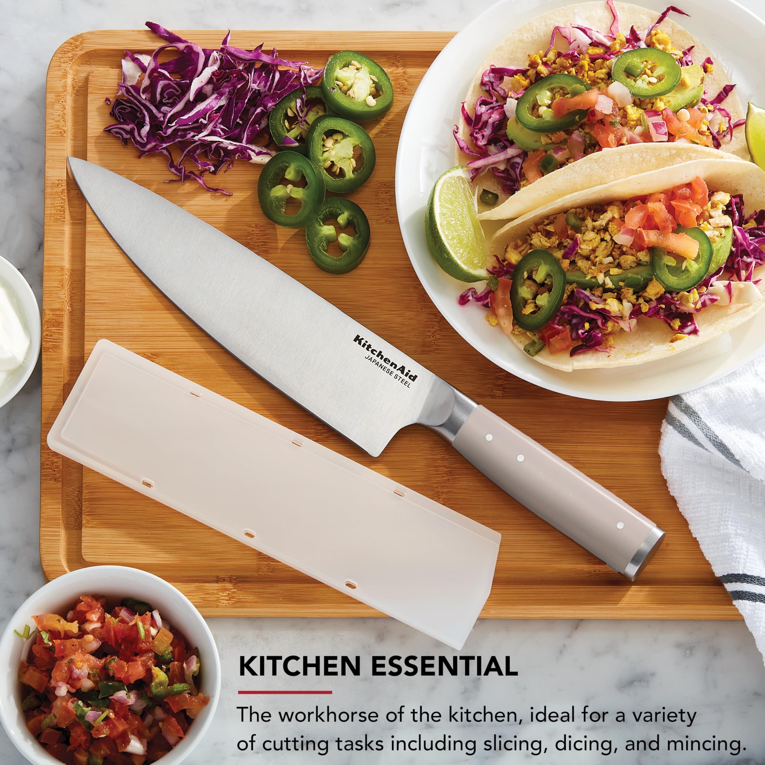 kitchenaid-gourmet-forged-chef-knife-with-custom-fit-blade-cover-8-inch-japanese-2 image 2