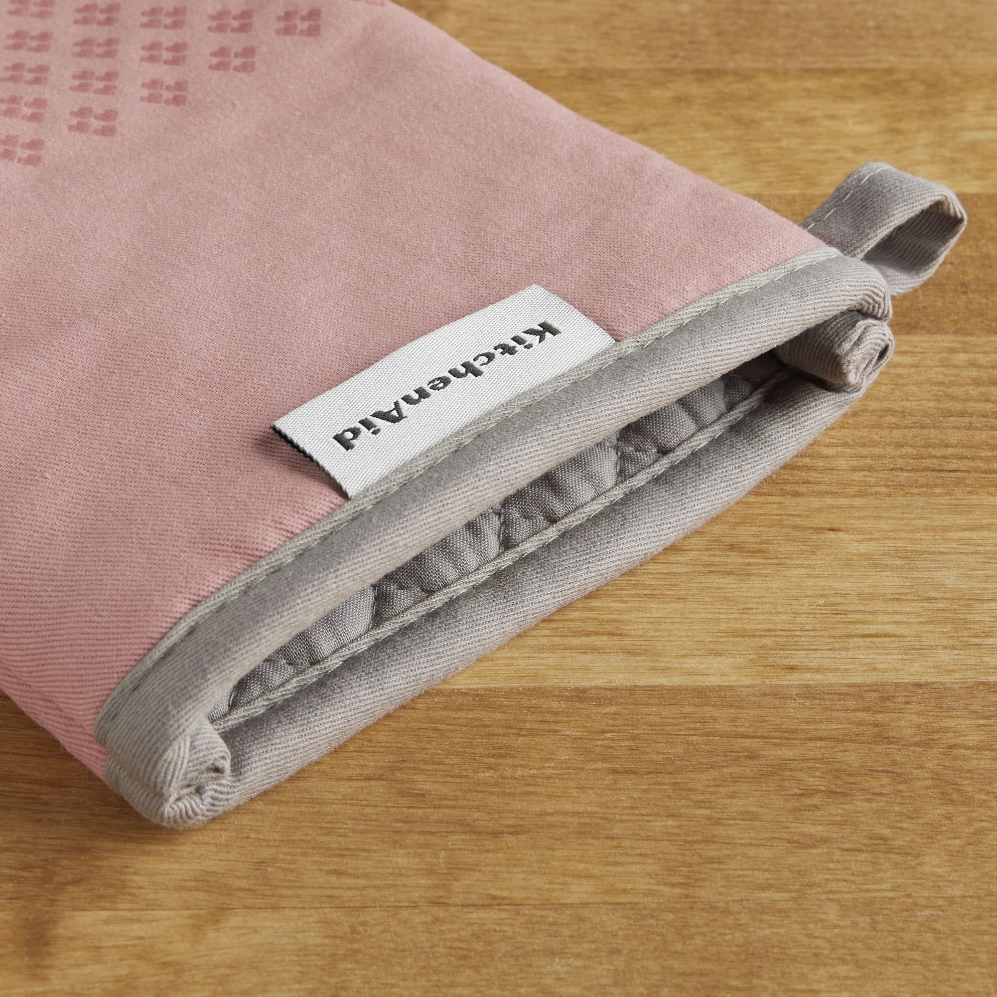 kitchenaid-asteroid-oven-mitt-set-dried-rose-7-x12-5-2-piece-heat-resistant-cott image 4