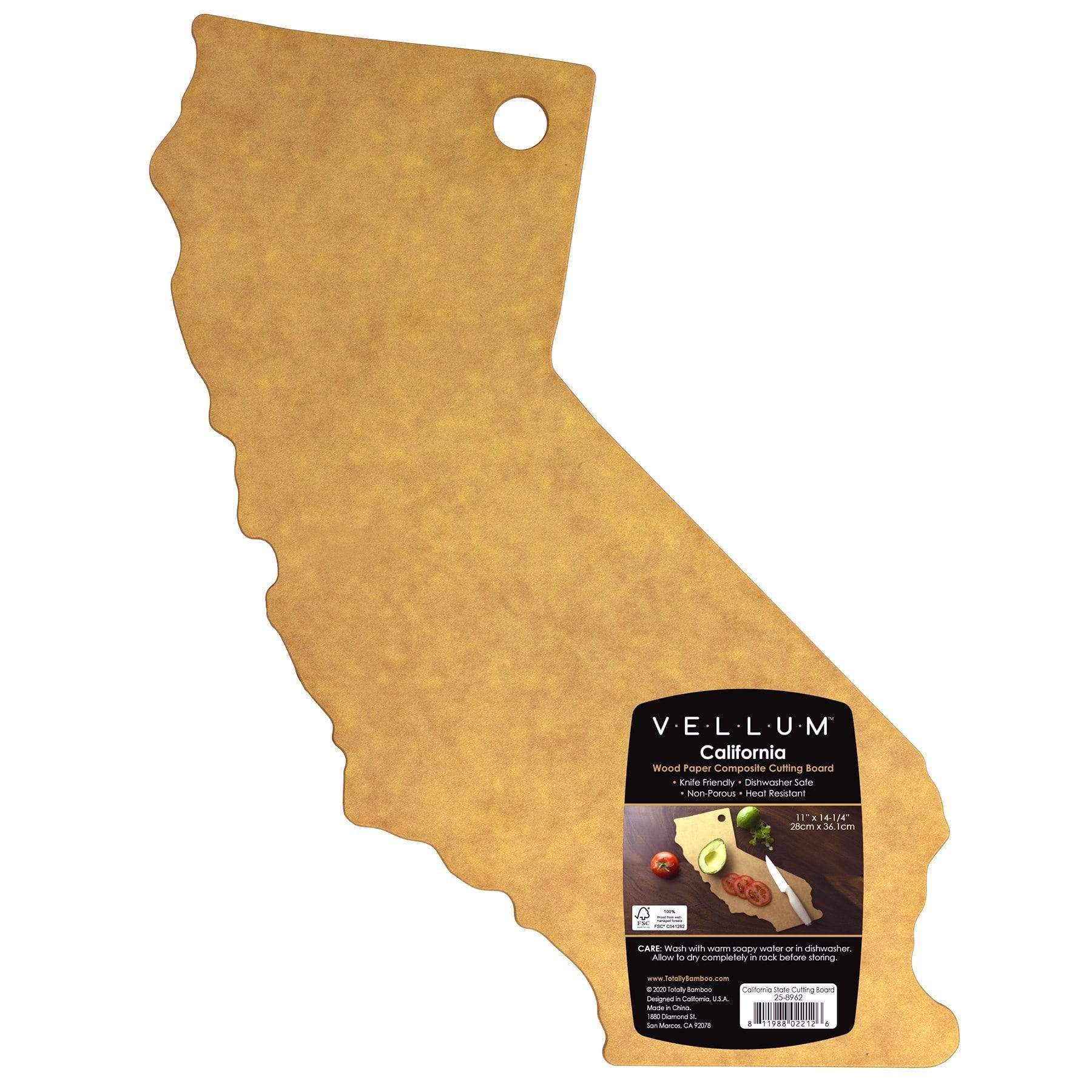 totally-bamboo-vellum-california-shaped-wood-paper-composite-cutting-board-14-1- image 4